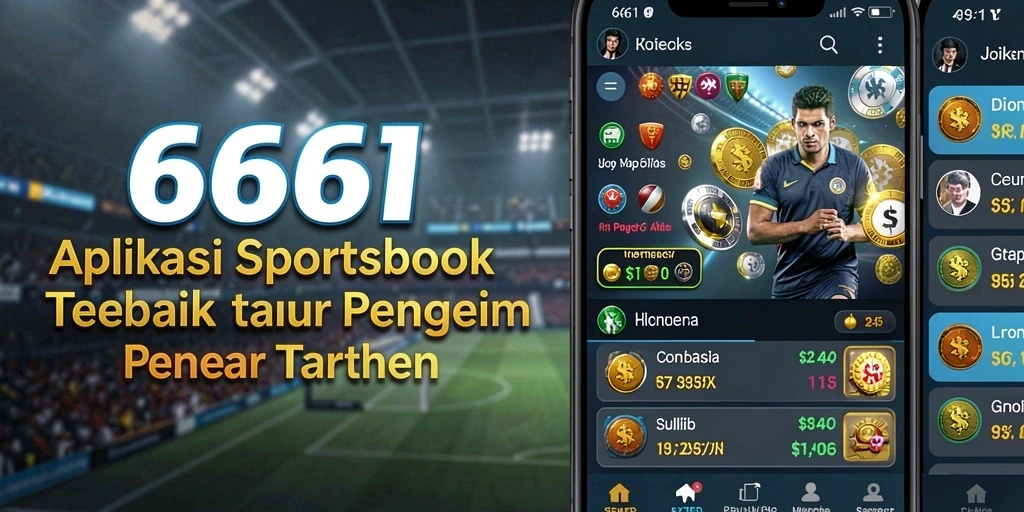 Tampilan utama aplikasi 666I dengan fitur taruhan olahraga.