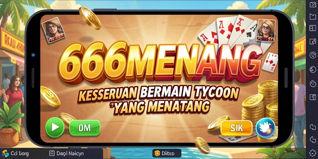 Tampilan gameplay seru dan interaktif dalam 666MENANG.