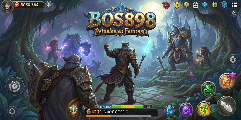 Gameplay seru dalam RPG dengan petualangan yang menantang.
