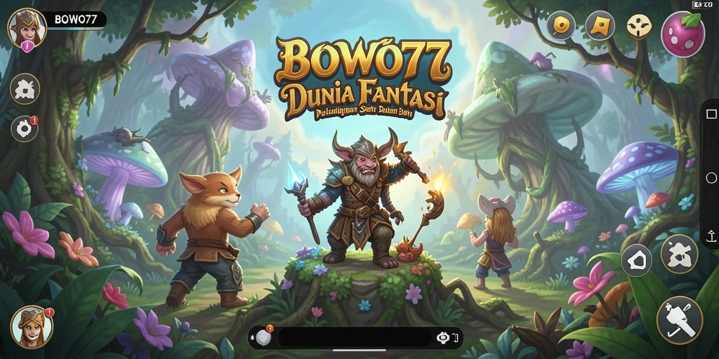 Tampilan screenshot BOWO77 menampilkan petualangan seru di dunia RPG.