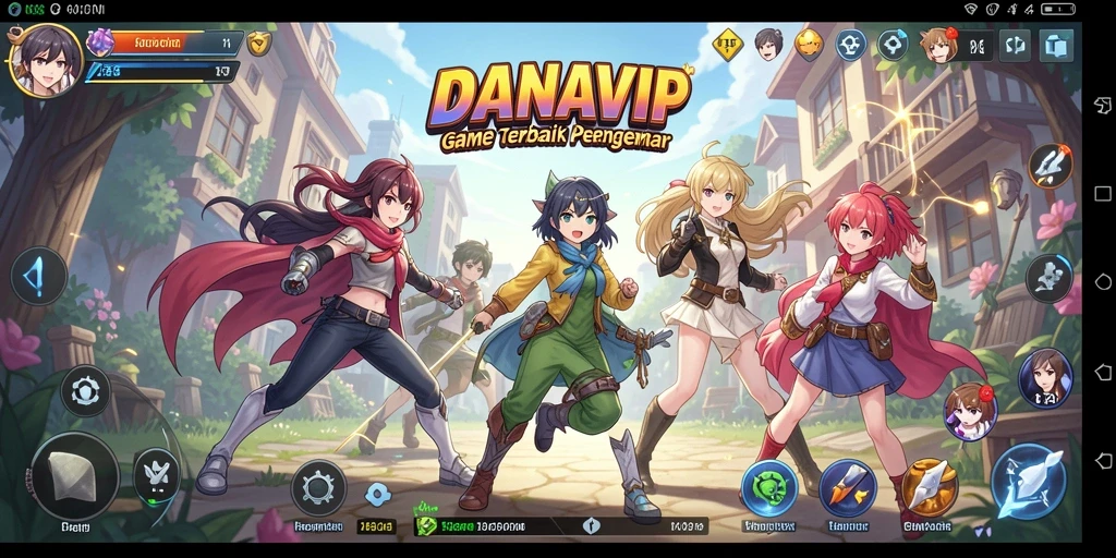 Tampilan Gameplay <strong>DANAVIP</strong> yang memukau dan penuh aksi.