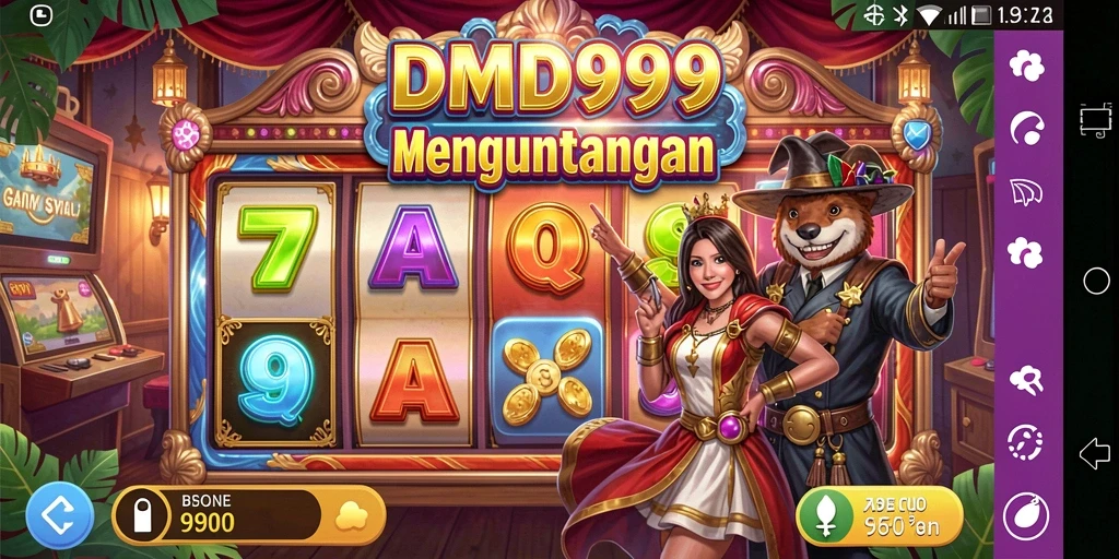 Gameplay menarik DMD999 dengan tema slot yang beragam.