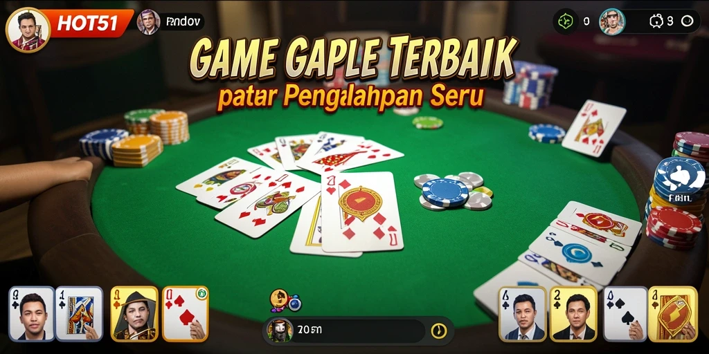 Tampilan gameplay seru di HOT51 dengan teman-teman.