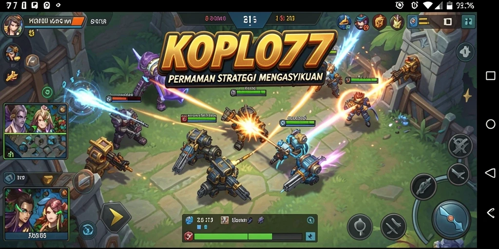 Tampilan gameplay KOPLO77 yang dinamis dan menantang.