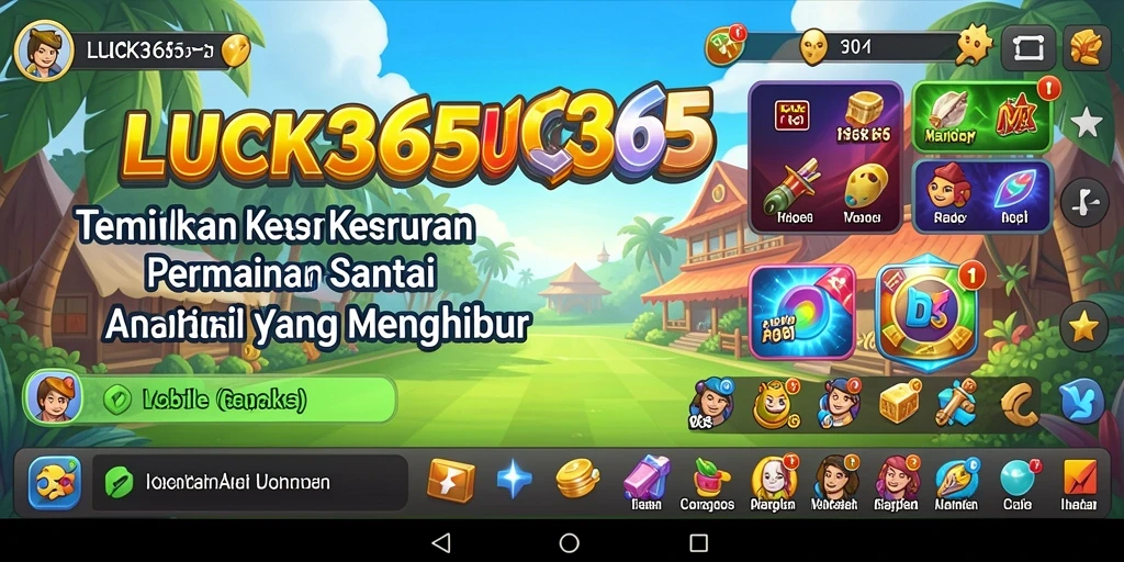 Tampilan gameplay LUCK365 yang menarik dan menghibur.
