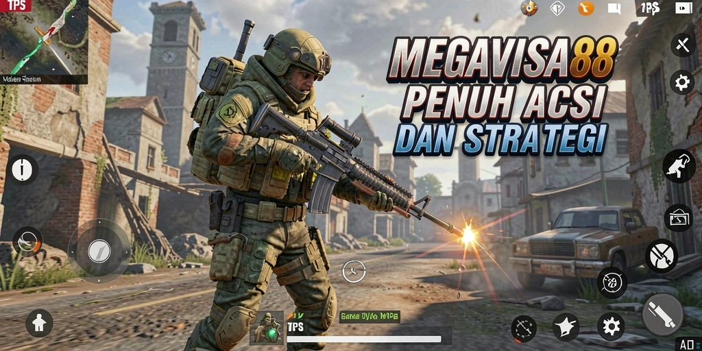 Gameplay menegangkan di MEGAVISA88 dengan senjata dan karakter yang beragam.