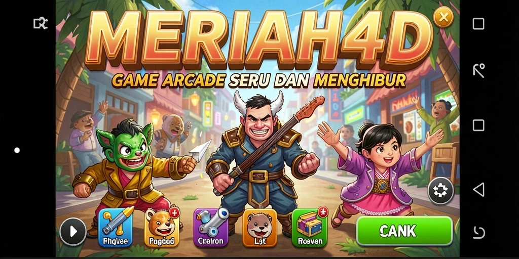 Tampilan gameplay seru dari MERIAH4D yang memukau.