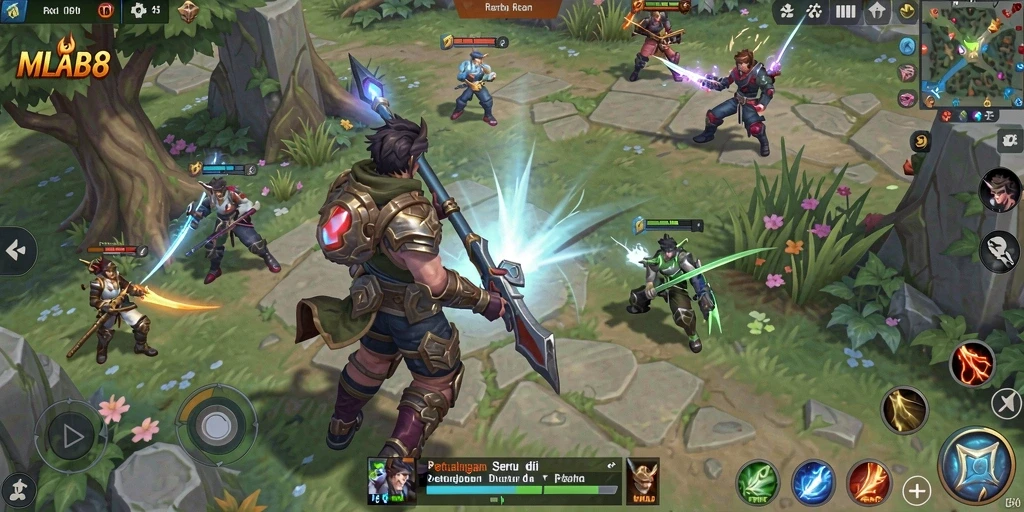 Tampilan gameplay MLBB8 dalam dunia terbuka yang menakjubkan.