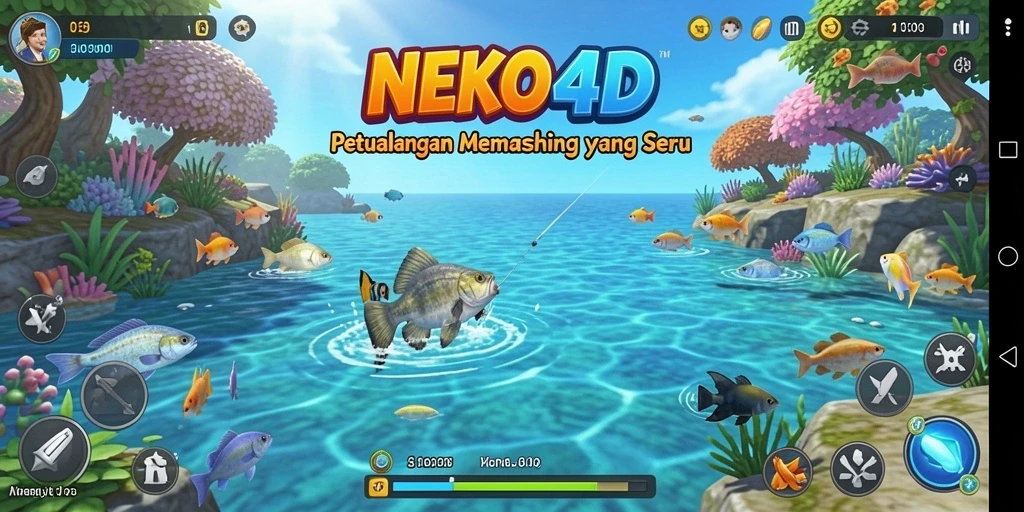 Gameplay memancing yang seru dan interaktif di NEKO4D.