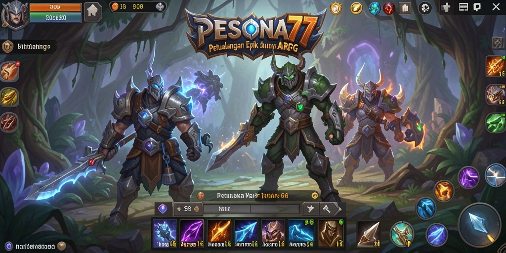 Screenshot gameplay PESONA77 yang menampilkan petualangan mengasyikkan di dunia ARPG.