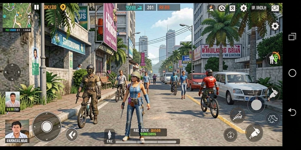 Tampilan gameplay RK88 yang menakjubkan dengan detail mendalam.