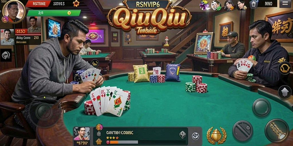 Screenshot gameplay QiuQiu yang mendebarkan dari RSNVIP6.