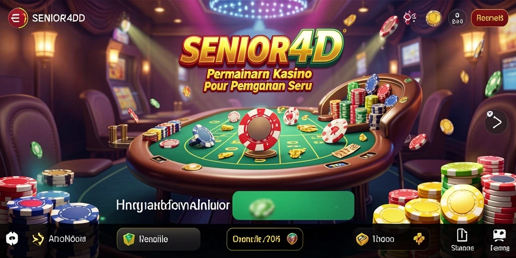 Tampilan menarik dan mendebarkan dari gameplay SENIOR4D.