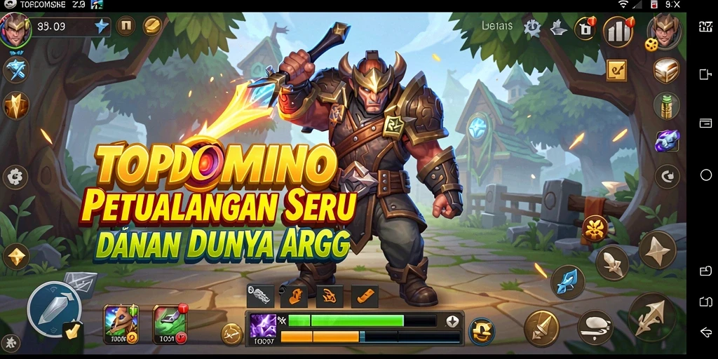 Screenshot utama menunjukkan gameplay seru di dunia ARPG.