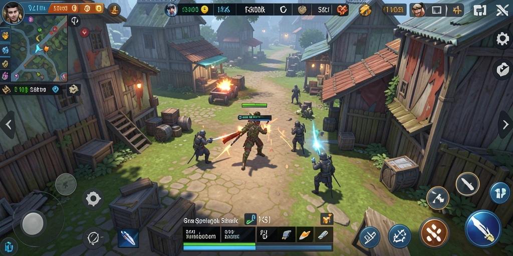 Tangkapan layar gameplay V21 yang mendebarkan dan penuh strategi.