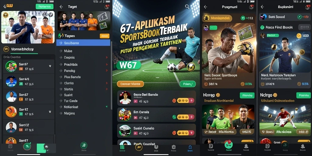 Tampilan screenshot game W67 dengan fitur taruhan olahraga.