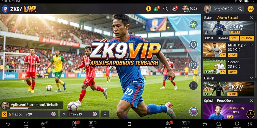 Tampilan menarik dari gameplay taruhan olahraga ZK9VIP.